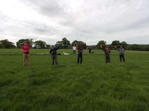 Start of Oke Stik Pylon Race 